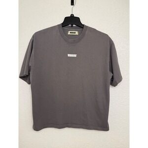 Woodbird WBJuno Logo Tee Antra Grey Mens Medium‎ Short Sleeve Cotton T-Shirt